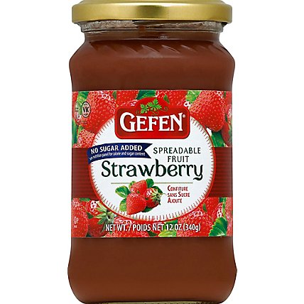 Gefen Jam Strawberry - 12 Oz - Image 2