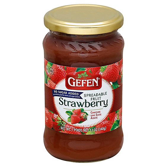 Gefen Jam Strawberry - 12 Oz