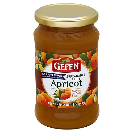 Gefen Jam Apricot - 12 Oz