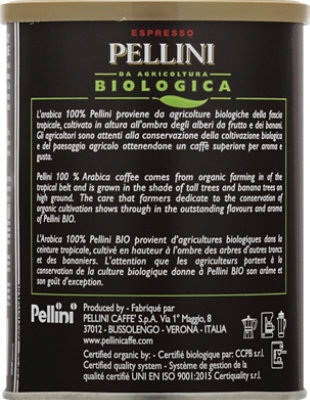 Pellini Coffee Arabica Organic - 8.8 Oz - Image 3