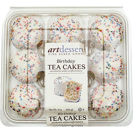 Art Dessert Tea Cake Birthday - 9 Oz - Image 2