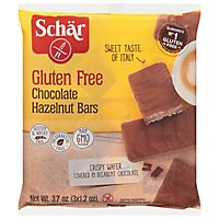 Schar Chocolate Hazelnut Bars Gluten Free Wheat Free - 3.7 Oz - Image 2