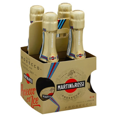 Martini Rossi Wine Sparkling Prosecco - 4-187 Ml - Image 1