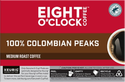 Eight Oclock Coffee Kcup Colombian Peaks Rfa - 12 Count - Image 6