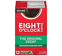 Eight OClock Coffee Medium Roast The Original Decaf K Cup Pods - 12-0.34 Oz