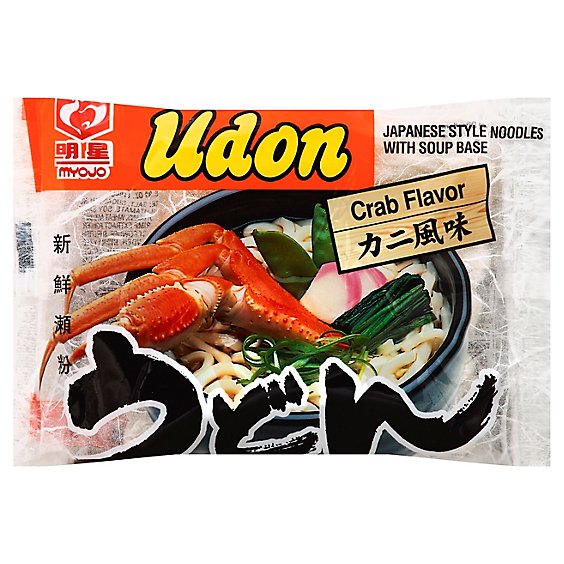 Myojo Soup Udon Crab - 7.19 Oz