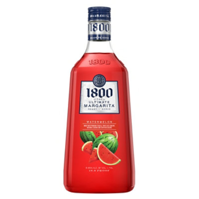 1800 The Ultimate Margarita Watermelon Ready to Drink Cocktail - 1.75 Liter - Image 1