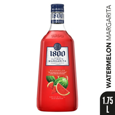1800 The Ultimate Margarita Watermelon Ready to Drink Cocktail - 1.75 Liter - Image 2