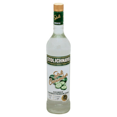 STOLICHNAYA Vodka Cucumber 75 Proof 750 Ml Randalls