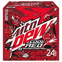 Mountain Dew Code Red Cube - 24-12 Fl. Oz. - Image 3