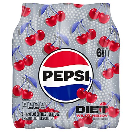 Diet Pepsi Wild Cherry Soda - .5 Liter - Image 3