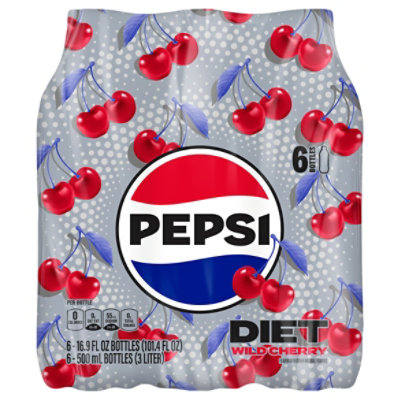 Diet Pepsi Wild Cherry Soda - .5 Liter