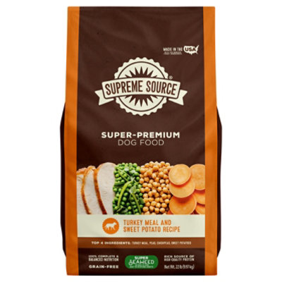 Supreme Source Dog Food Grain Free Turkey Meal And Sweet Potato Bag - 22 Lb - Image 1