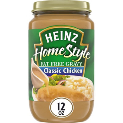 Heinz HomeStyle Classic Chicken Fat Free Gravy Jar - 12 Oz - Image 1