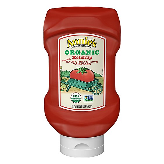 Annies Homegrown Organic Tomato Ketchup - 20 Oz
