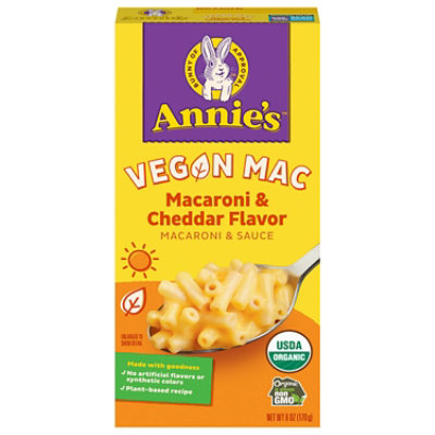 Annies Organic Mac Vegan Cheddar Flavor - 6 Oz - Image 1