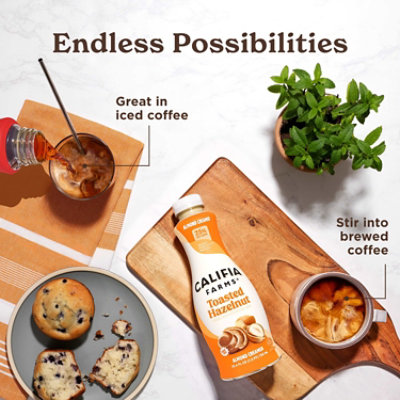 Califia Farms Hazelnut Almond Milk Coffee Creamer - 25.4 Fl. Oz. - Image 2