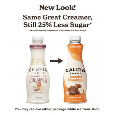 Califia Farms Hazelnut Almond Milk Coffee Creamer - 25.4 Fl. Oz. - Image 3