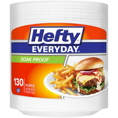 Hefty 8 7/8 Inch Foam Plate - 130 Count - Image 1