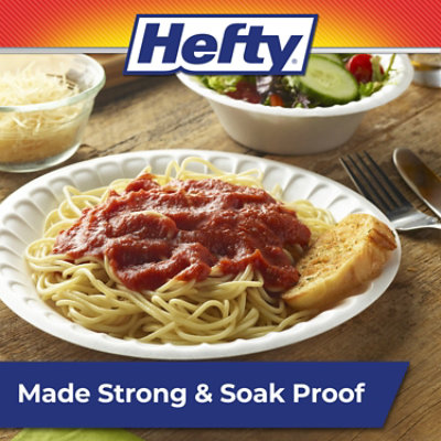 Hefty 8 7/8 Inch Foam Plate - 130 Count - Image 3