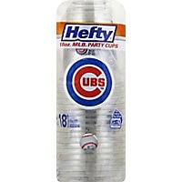 Hefty Party Cups 18 Ounce MLB Cubs Bag - 18 Count - Image 2