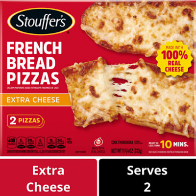 Stouffer's Extra Cheese French Bread Frozen Pizza - 11.75 Oz