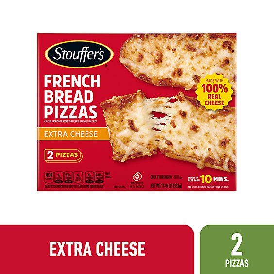 Stouffer's Frozen Extra Cheese French Bread Pizza - 11.75 Oz