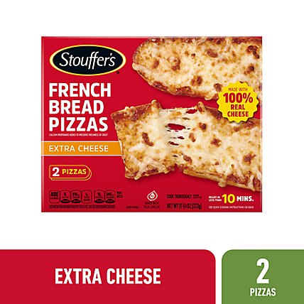 Stouffer's Frozen Extra Cheese French Bread Pizza - 11.75 Oz - Image 1