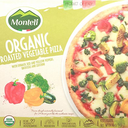 Monteli Pizza Organic Wf Rst Ve Frozen - 14.46 Oz - Image 2