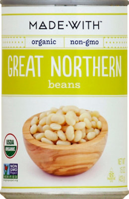 Made With Organic Great Northern Beans - 15 Oz - Image 1