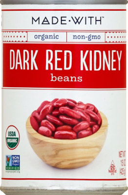 Made With Organic Dark Red Kidney Beans - 15 Oz - Image 2
