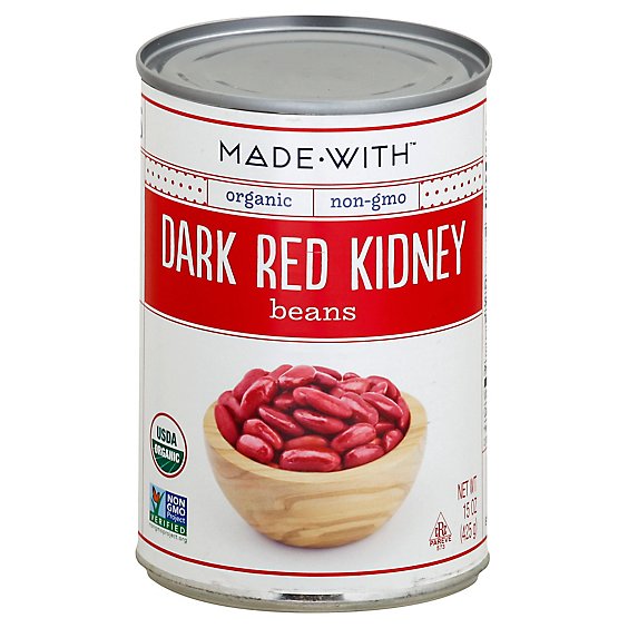 Made With Organic Dark Red Kidney Beans - 15 Oz