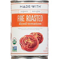 Made With Organic Fire Roasted Diced Tomatoes - 14.5 Oz - Image 2