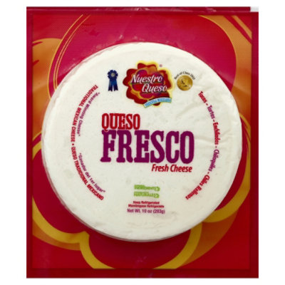 Cacique Queso Fresco Part Skim Milk Cheese, 10 oz (Refrigerated