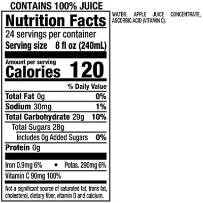 Mott's 100% Original Apple Juice 24-8 Fl. Oz. - Image 4