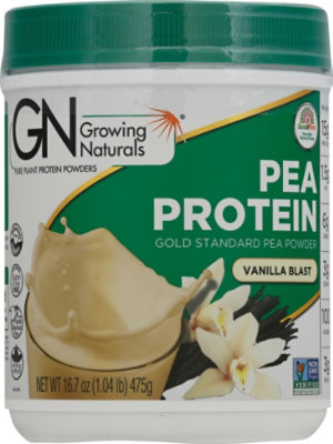 Growing Naturals Pea Protein Powder - 16.7 Oz - Image 2