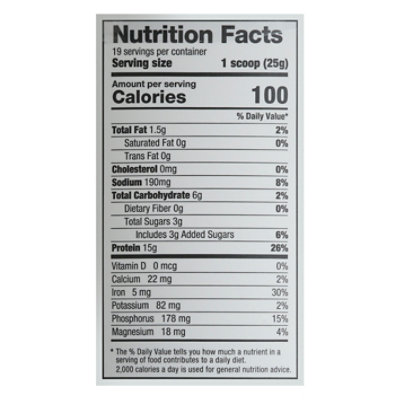 Growing Naturals Pea Protein Powder - 16.7 Oz - Image 4
