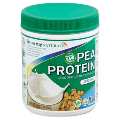 Growing Natural Protein Powder Pea Ylw - 1 Lb - Image 1