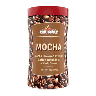 Elite Instant Cafe Mocha Coffee - 7 Oz