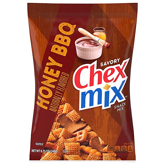 Chex Mix Snack Mix Savory Honey Bbq - 8.75 Oz
