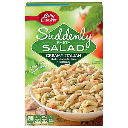 Betty Crocker Suddnely Salad Creamy Italian Pastea Side Dish - 8.3 Oz - Image 3