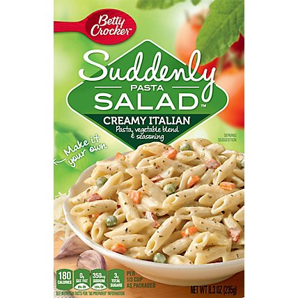 Betty Crocker Suddnely Salad Creamy Italian Pastea Side Dish - 8.3 Oz - Image 2