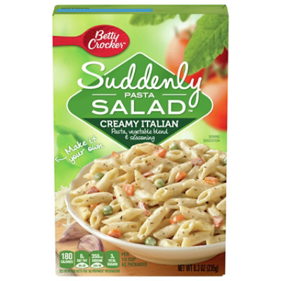 Betty Crocker Suddnely Salad Creamy Italian Pastea Side Dish - 8.3 Oz