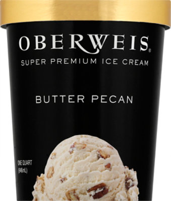 Oberweis Butter Pecan Ice Cream - 32 Oz - Image 2