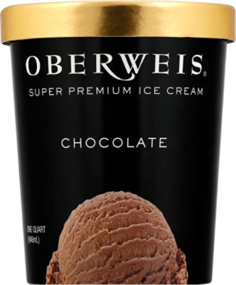 Oberweis Chocolate Ice Cream - 32 Oz - Image 2