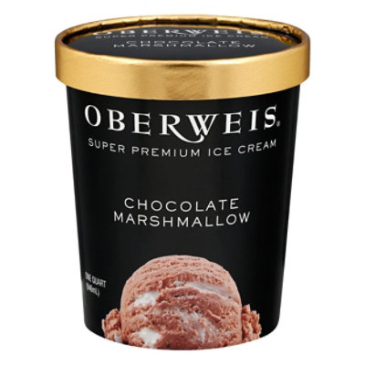 Oberweis Chocolate Marshmallow Ice Cream - 32 Oz - Image 3