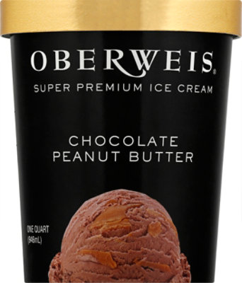 Oberweis Chocolate Pn Ice Cream - 32 Oz - Image 2