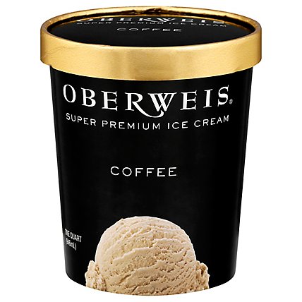 Oberweis Coffee Ice Cream - 32 Oz - Image 3