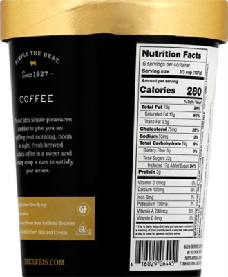Oberweis Coffee Ice Cream - 32 Oz - Image 6
