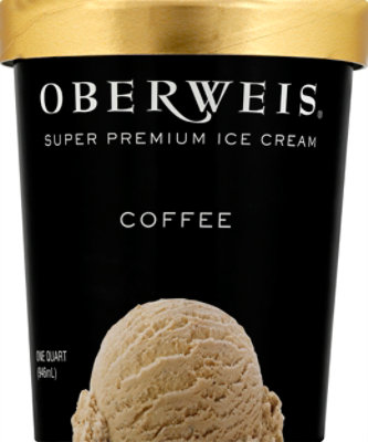 Oberweis Coffee Ice Cream - 32 Oz - Image 2